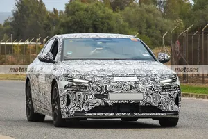Las avanzadas tecnologías llevan al nuevo Audi A6 Sportback eléctrico a dejarse ver por primera vez en pruebas en España