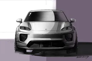 Un par de bocetos descubren al nuevo Porsche Macan, el difícil reto de diseñar un SUV eléctrico que tiene que conquistar en Asia y Europa