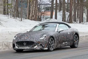 El Maserati GranCabrio Folgore reaparece en pruebas, el lujoso eléctrico italiano se prepara para conquistar las carreteras y a ti