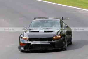 El exclusivo Ford Mustang GTD aparece por sorpresa en Nürburgring, el pony car más rápido va a la caza de un récord no sin 'problemas'
