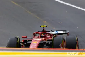 Ferrari lo pasa mal en Spa y Carlos Sainz lo sabe: «Tenemos que maximizar el paquete que tenemos»