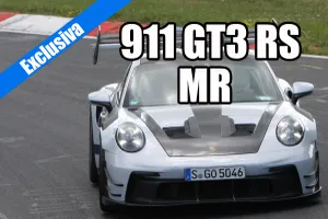 El Porsche 911 GT3 RS de Manthey Racing ya busca su récord en Nürburgring, tarde y cuando los fotógrafos espía se han ido o casi...