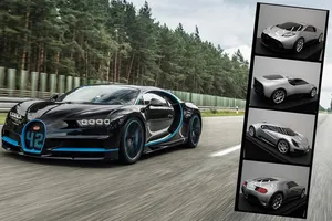 El Bugatti Chiron fue uno de los mejores hiperdeportivos de la historia, pero pudo haber sido diferente con estos diseños alternativos