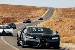 Choque de millones, el 'Grand Tour' de Bugatti en Marruecos termina con dos Chiron destrozados