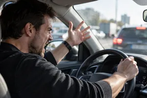 Un estudio descubre qué ocurre cuando conduces enfadado y estás a punto de chocar