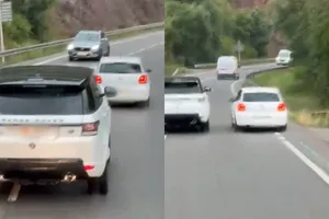 Dos conductores se retan en una carretera de Lleida y las cámaras graban hasta dónde llega su pique