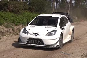 Toyota se entrena para el Rally de Portugal en Fafe
