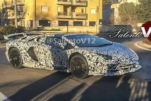 El sucesor del Lamborghini Aventador SV al detalle en estas fotos espía