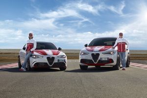 Los Alfa Romeo Giulia QV y Stelvio QV se visten con los colores de Alfa Romeo Racing
