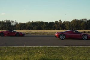 Drag race: Ferrari Enzo vs. Ferrari LaFerrari [vídeo]
