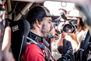 Accidente de Alonso y Coma en la etapa 3 del Rally de Marruecos