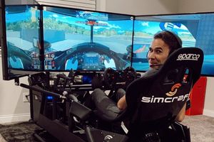 Robert Wickens regresa al volante de un IndyCar en un simulador