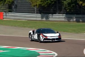 Una mula híbrida Ferrari a fondo en el circuito de Fiorano [vídeo]