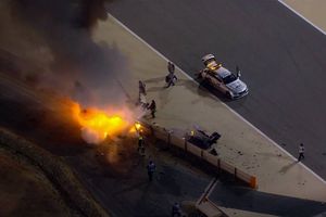 La FIA modifica la zona del accidente de Grosjean para el GP de Sakhir