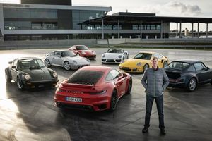 Cinco generaciones del Porsche 911 Turbo se juntan en vídeo en el circuito de Hockenheim