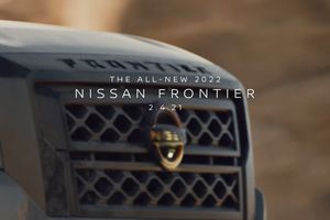 Nissan desvela el frontal del Frontier PRO-4X 2022 antes de su presentación
