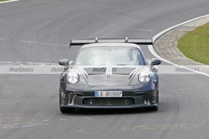 El nuevo Porsche 911 GT3 RS 2022 reaparece en fotos espía en Nürburgring
