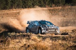Primeras imágenes del 'Rally1' de M-Sport en los test del equipo en España