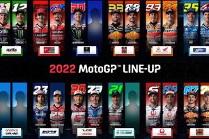 La parrilla de la temporada 2022 de MotoGP todavía tiene cuatro plazas libres