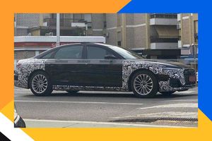 El Audi A8 Facelift 2022 vuelve a ser cazado en fotos espía en unas pruebas urbanas