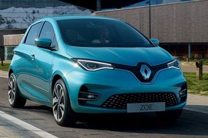 Alemania - Noviembre 2021: El Renault ZOE entra en el podio