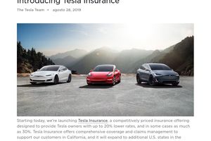 Tesla ya ofrece cobertura de seguro a sus clientes de cinco estados de EEUU