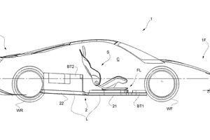 Ferrari presenta una nueva patente de la futura plataforma de sus coches eléctricos