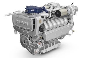 Este motor diésel de MAN adaptado a hidrógeno es real y reduce un 80% las emisiones