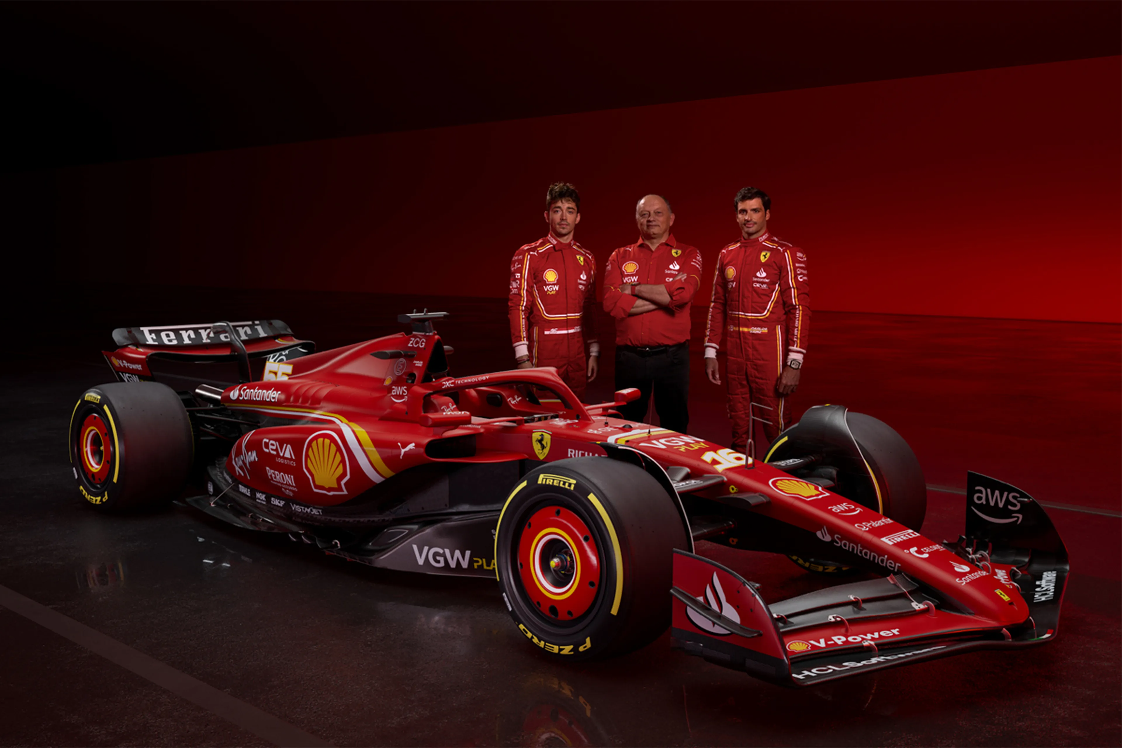 Carlos Sainz, esperanzado con el Ferrari SF-24: «El coche es el paso adelante que todos deseamos»