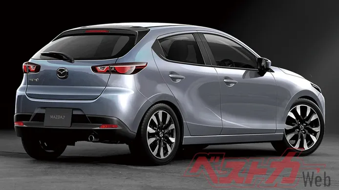 Recreación del Mazda2 de quinta generación