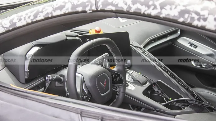 Chevrolet Corvette E-Ray - foto espía interior