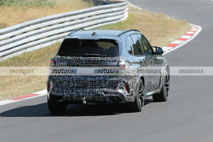 Fotos espía BMW X5 M Facelift 2023 en Nürburgring