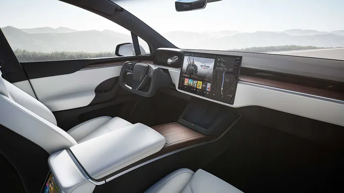 Tesla Model X Plaid - interior