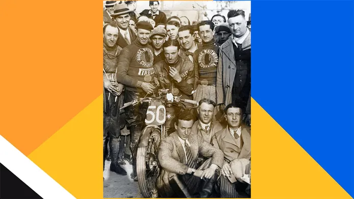 Circuito Pietro Bordino 1932: Aldrighetti, Severi, Ghersi y Ferrari