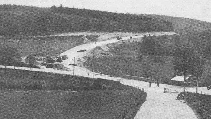 Construyendo el Raidillon de Spa-Francorchamps en 1938