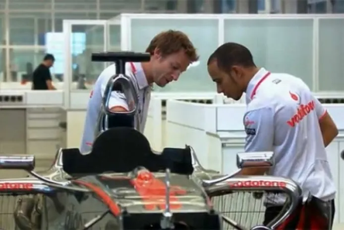 Nuevo vídeo publi Vodafone, con Button y Hamilton de protagonistas