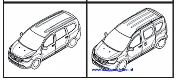 Se filtra un gráfico de diseño del Dacia Dokker