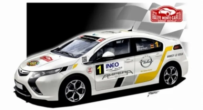 El Opel Ampera participará en el Rally de Monte Carlo