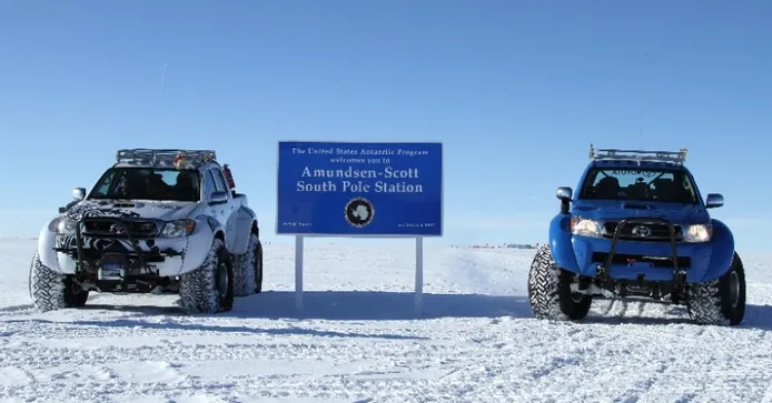 Toyota Hilux, de récord en la Antártida
