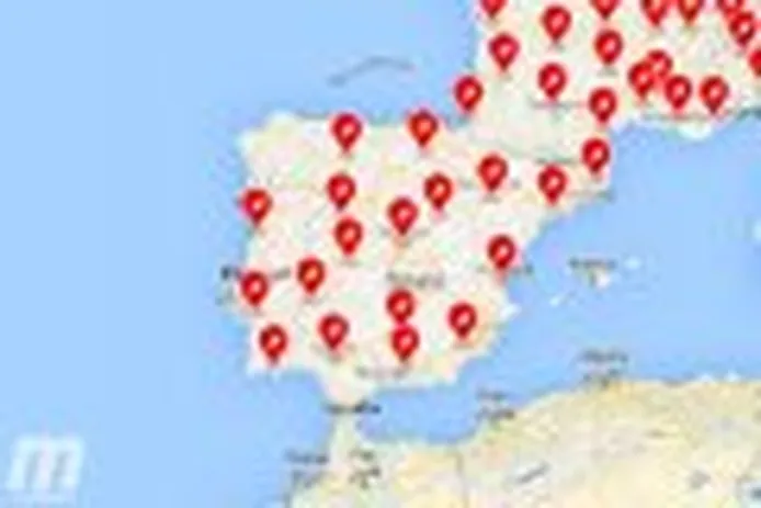 Así será el mapa de supercargadores de Tesla en España para finales de 2016