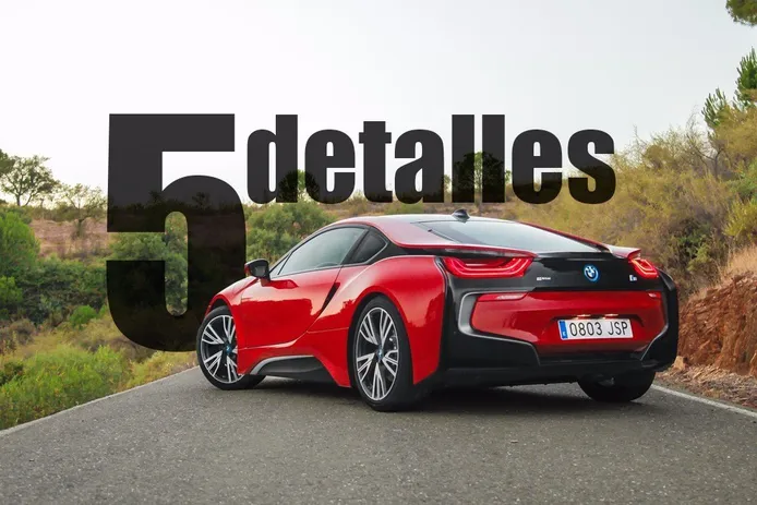 5 detalles del BMW i8 Protonic RED Edition