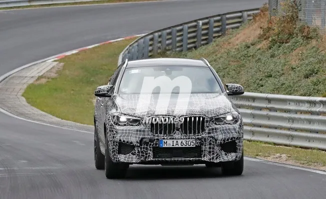 BMW X6 M 2019 - foto espía frontal BMW X6 M 2019 - foto espía frontal