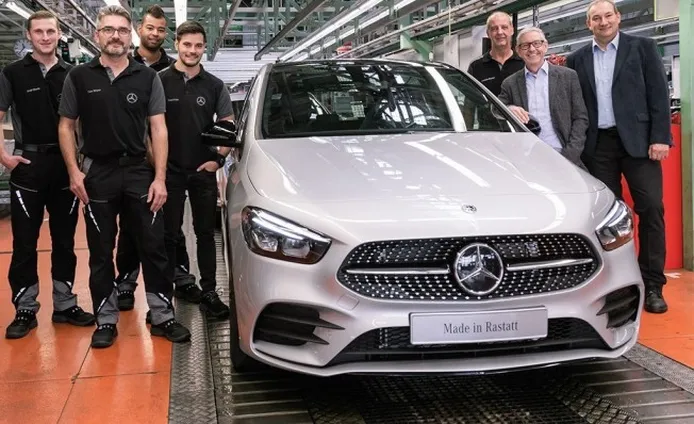 Mercedes Clase B 2019 - producción