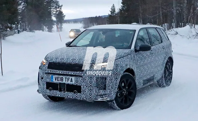 El nuevo Land Rover Discovery Sport 2020 ya realiza sus test de invierno