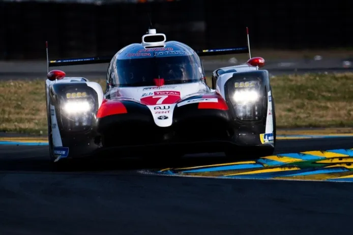 El Toyota #7 también lidera el warm up de Le Mans
