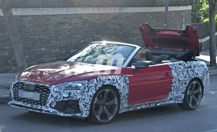 Audi S5 Cabrio 2020 - foto espía