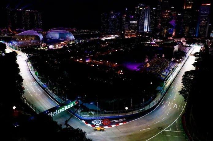 En directo los entrenamientos libres del GP de Singapur de F1 2019