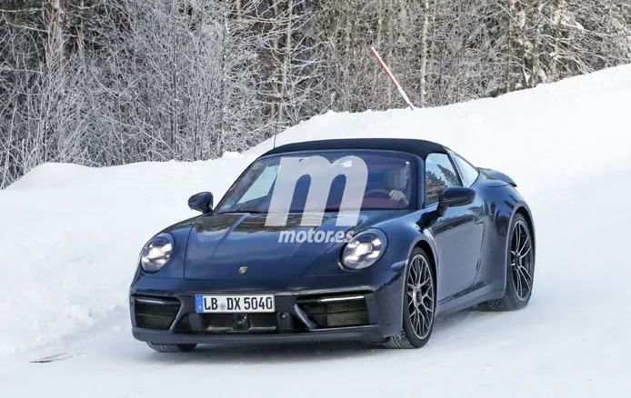 Nuevas fotos espía muestran al Porsche 911 GTS Targa 2020 sin camuflaje