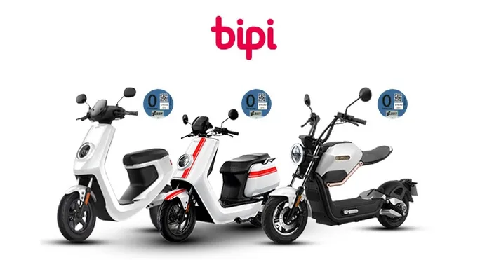 Bipi ofrece motos eléctricas por 99 euros al mes, todo incluido salvo la electricidad