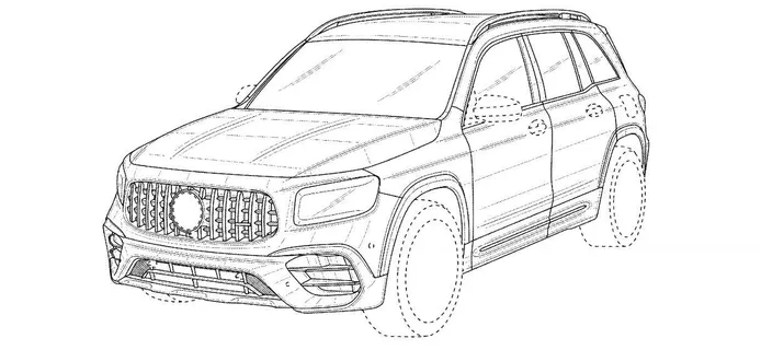 Una filtración revela la patente del diseño del nuevo Mercedes-AMG GLB 45